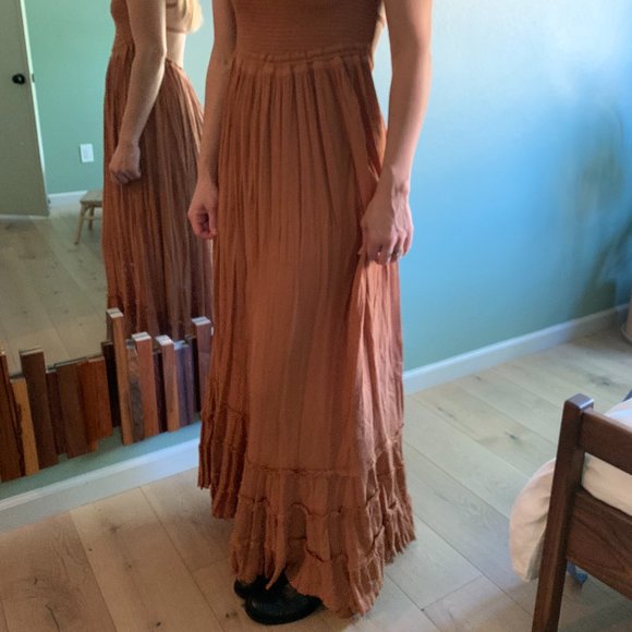 Free People Burnt orange dress extratropical - Picture 4 of 4